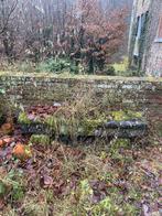 Drie oude en uit steen gehouwen feeders, Tuin en Terras, Ophalen, Steen, Gebruikt, 100 cm of meer