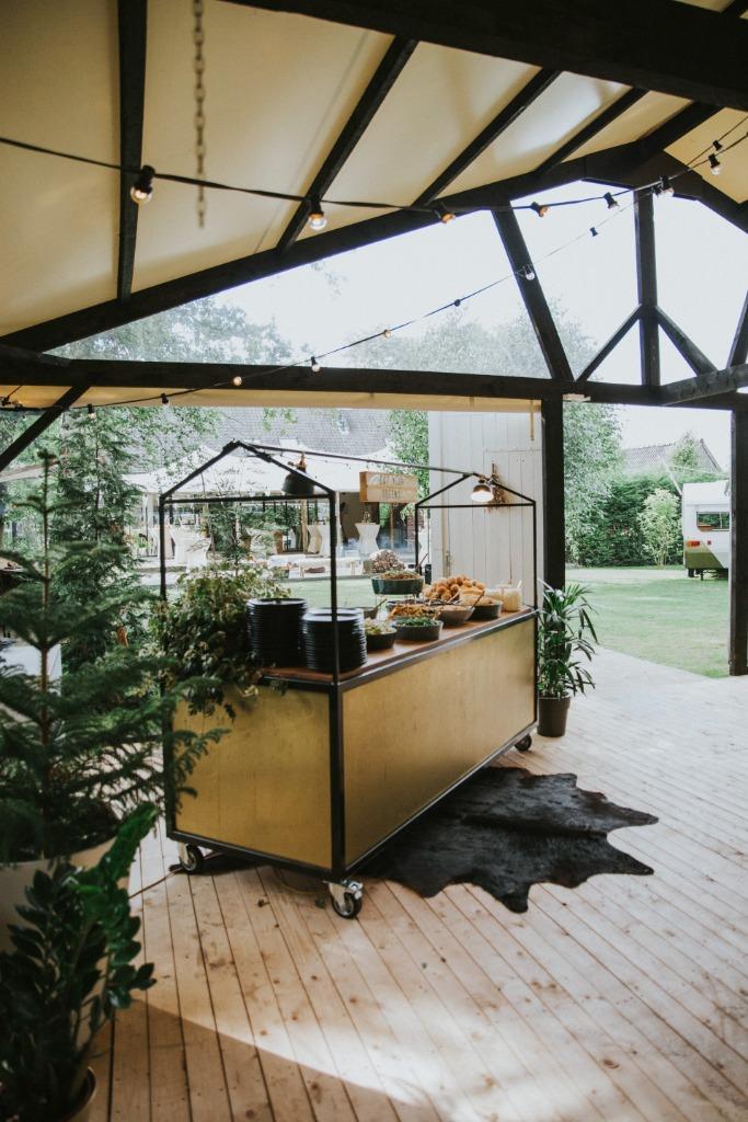 Mobiele Messing Toog, Zakelijke goederen, Horeca | Meubilair en Inrichting, Barinrichting, Gebruikt, Ophalen