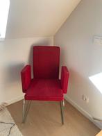 Bulo Pub & Club red velvet chair chrome, Huis en Inrichting, Ophalen, Zo goed als nieuw