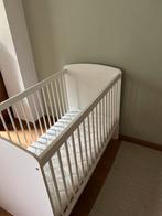 2x wit ledikant 120x60 inclusief matras, Ophalen, Gebruikt, Ledikant