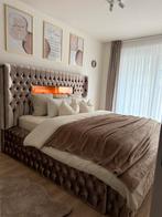 Lit coffre cheminée, Maison & Meubles, Chambre à coucher | Lits boxsprings, Neuf, Enlèvement, 180 cm, 200 cm