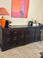 Grand Buffet en bois colonial, 25 à 50 cm, 200 cm ou plus, Moins de 100 cm, Colonial