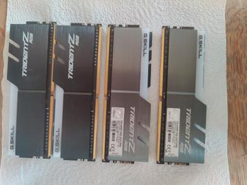 G.Skill DDR4 Trident-Z 4 x 8 Go 3200 MHz CL16 RGB, Enlèvement, Comme neuf, DDR4