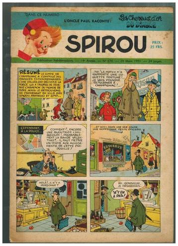 Anciens magazines SPIROU, Plusieurs BD, Enlèvement, Utilisé, Divers auteurs