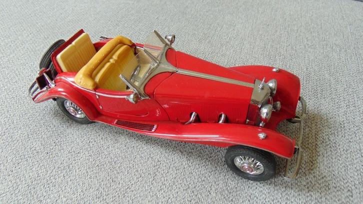 Franklin Mint Mercedes Benz 500K - 1935 - 80s -1/24, Hobby en Vrije tijd, Modelauto's | 1:24, Zo goed als nieuw, Auto, Overige merken