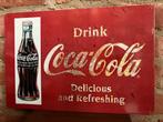 Panneau d'affichage en étain Coca-Cola, Collections, Marques & Objets publicitaires, Enlèvement ou Envoi