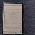 Oud bidprentje Papignies (Papegem) 1834/1898, Verzamelen, Bidprentjes en Rouwkaarten, Ophalen of Verzenden, Bidprentje