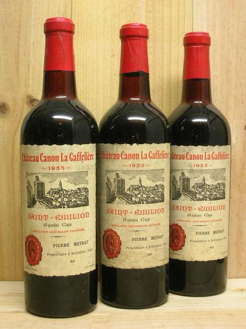 70 ANS * NOMBREUX VINS DE 1955, Verzamelen, Wijnen, Zo goed als nieuw, Ophalen of Verzenden