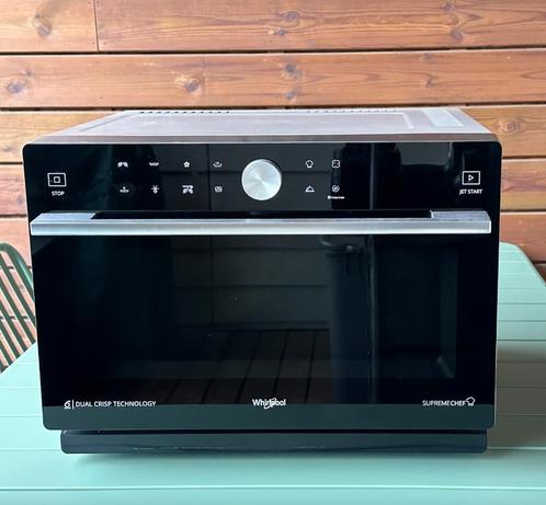 Vrijstaande Whirlpool Combioven (incl micro, stoom, oven), Electroménager, Micro-ondes, Comme neuf, Autoportant, 45 à 60 cm, Croustillant