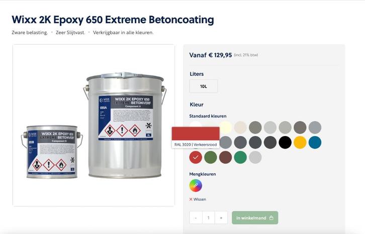 Epoxy betonverf, Diensten en Vakmensen, Schilders en Behangers, Binnenschilderwerk