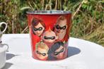 seau a pop corn en metal decor incredibles 2 disney pixar, Autres types, Autres personnages, Utilisé, Enlèvement ou Envoi