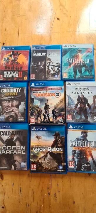 Games ps4&5 beschikbaar voor biedingen