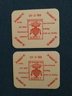 bierviltje WIELS ruilclub Herselt 1985, Ophalen of Verzenden