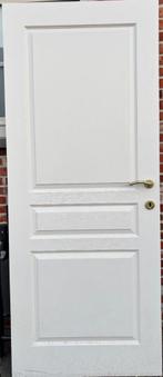 Elegant witte binnendeur – wegens renovatie, Ophalen, Gebruikt, Overige houtsoorten, Overige typen
