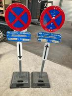 set pakeerverbodsborden met voeten 10kg, Ophalen, Gebruikt