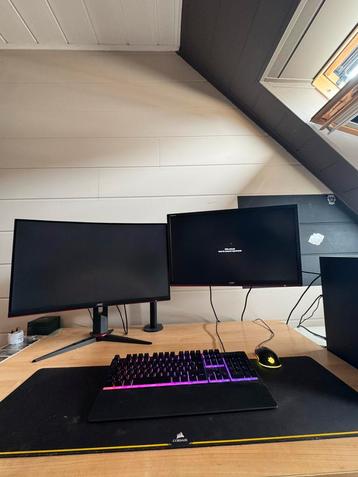 Volledige pc setup up, Informatique & Logiciels, Avec carte vidéo, Medion, Utilisé, Gaming