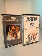 Abba - 2 cassette audios, 2 t/m 25 bandjes, Gebruikt, Ophalen of Verzenden