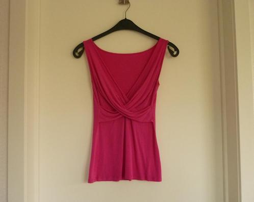 Fuchsia roze top shirt met gedraaid decolletee Maat 36, Vêtements | Femmes, T-shirts, Taille 36 (S), Rose, Enlèvement ou Envoi