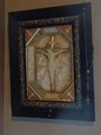 Kruisbeeld in Kader met muziek, Antiek en Kunst, Ophalen of Verzenden