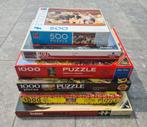 6 puzzels 500- 1000stuks, Ophalen