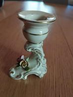 Bougeoir Kaiser vintage en porcelaine. Roses et dorures, Enlèvement