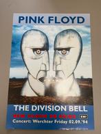 Poster Pink Floyd Division Bell in Werchter 1994, Comme neuf, Enlèvement ou Envoi