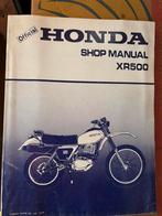Workshopmanual XR500 Honda 1979-1981, Motoren, Ophalen of Verzenden, Honda