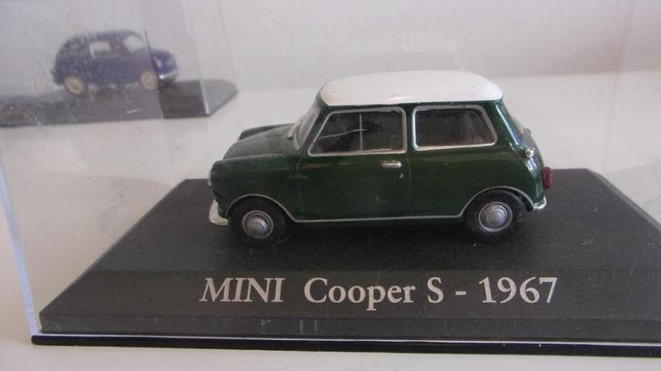MINI COOPER "S" BRG/BLANC.1/43 NEW en VITRINE RBA., Hobby en Vrije tijd, Modelauto's | 1:43, Nieuw, Auto, Overige merken, Ophalen of Verzenden