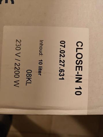 Daalderop elektrische boiler 10l keuken.nieuw in doos beschikbaar voor biedingen
