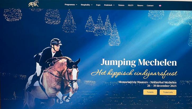 2 tickets Jumping Mechelen – Avondsessie (Sessie 8), Tickets en Kaartjes, Evenementen en Festivals, Twee personen