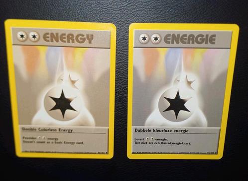 Wotc Era: Lotje Double Colorless Energy BS 96/102 (ENG & NL), Hobby en Vrije tijd, Verzamelkaartspellen | Pokémon, Zo goed als nieuw