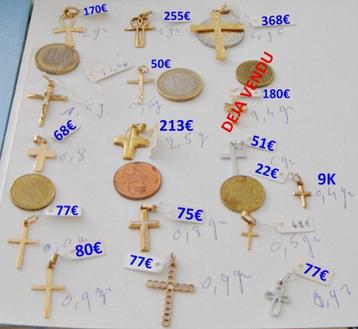 Pendentif croix de vie / égyptienne ou latine, or 18K, NEUF beschikbaar voor biedingen
