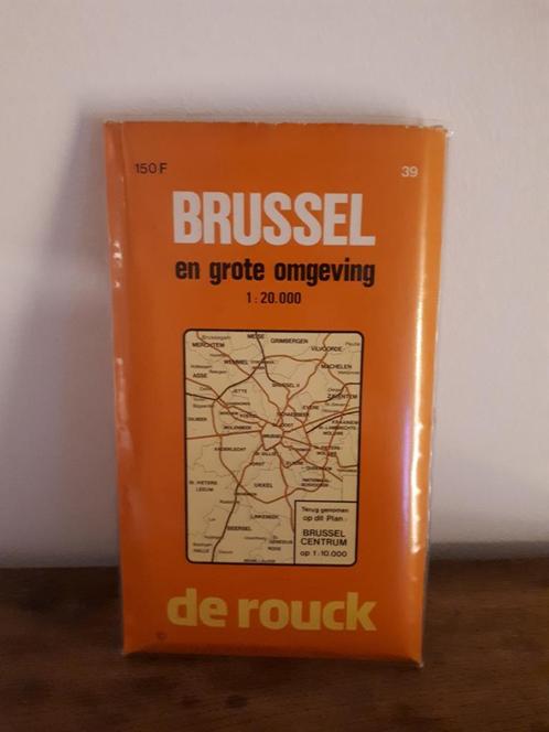 De Rouck, Brussel en grote omgeving, Boeken, Atlassen en Landkaarten, Gelezen, Ophalen of Verzenden