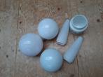 Opaline lampenkapjes en pot, Antiek en Kunst, Curiosa en Brocante, Ophalen