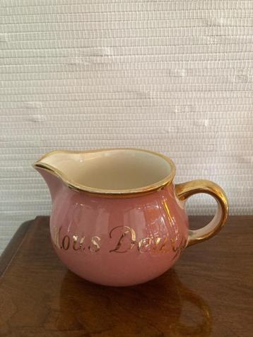 pot à lait villeroy et boch « avec texte », Enlèvement ou Envoi
