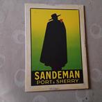 Sandeman reclamebord., Verzamelen, Merken en Reclamevoorwerpen, Ophalen of Verzenden, Zo goed als nieuw, Reclamebord