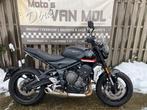 triumph trident 660 abs bj 2024 zeer goede staat + opties, Permis Moto A, Entreprise, Plus de 35 kW, 3 cylindres