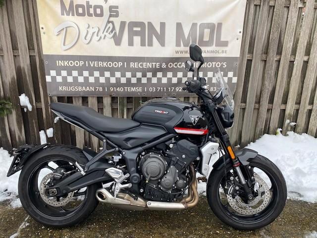 triumph trident 660 abs bj 2024 zeer goede staat + opties, Motos, Motos | Triumph, Entreprise, Naked bike, plus de 35 kW, 3 cylindres