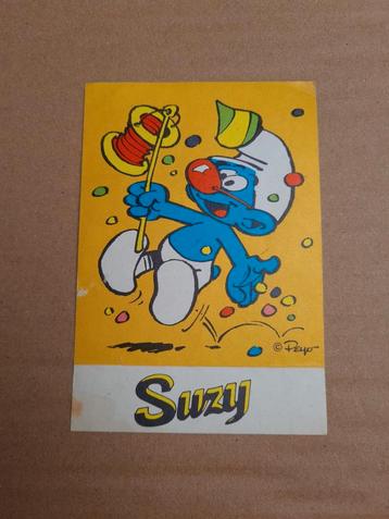 Autocollant Schtroumpf clown Suzy