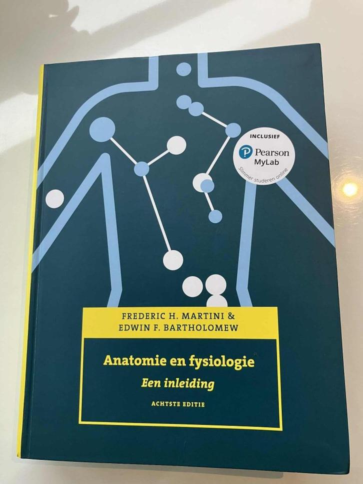 Boek anatomie en fysiologie, Boeken, Schoolboeken, Gelezen, Biologie, Overige niveaus, Ophalen of Verzenden