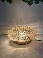 Vintage glazen bubbel plafondlamp of plafonnière van Wisa, Ophalen of Verzenden, Glas