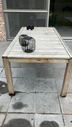 Teak tuintafel, Tuin en Terras, Tuintafels, Ophalen, Gebruikt, Rechthoekig, Teakhout