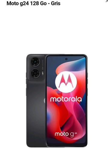 Neuf ❇️ garantie 21mois Motorola Moto g24 128 Go Gris beschikbaar voor biedingen