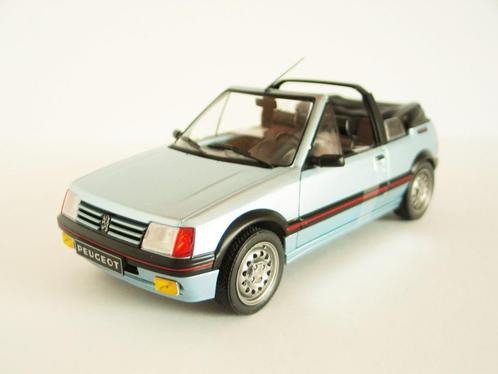 1/18 - M Solido - Peugeot 205 CTI (1989) bleu clair métallis, Hobby & Loisirs créatifs, Voitures miniatures | 1:18, Neuf, Solido