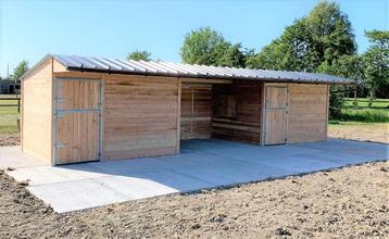 Paardenstal / Schuilhok / Paardenstal (3x4m)3  'Op Voorraad' beschikbaar voor biedingen