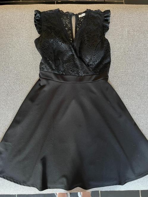 Kleed/jurk zwart Cache Cache maat 36/38 ongeveer, Kleding | Dames, Jurken, Zo goed als nieuw, Maat 36 (S), Zwart, Knielengte, Ophalen of Verzenden