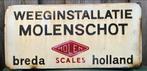 Weeginstallatie Molenschot Breda scales Holland, Huis en Inrichting, Woonaccessoires | Tekstborden en Spreuken, Verzenden, Gebruikt
