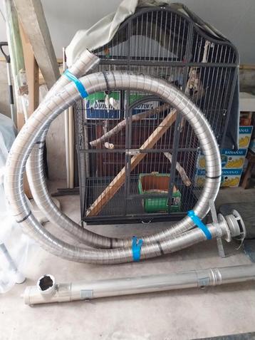 Inox Flexibel +- 6m en inox buizen, Enlèvement, Utilisé