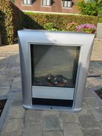 elektrische sfeerhaard met verwarming, Huis en Inrichting, Haarden, Ophalen, Vrijstaande haard, Elektrische haard