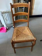 Lot 4 chaises en chêne assise 46cm, Ophalen